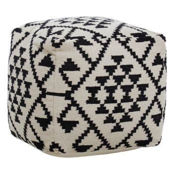 Puf alb-negru Cefena – Premier Housewares