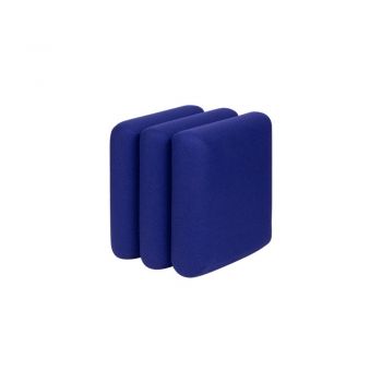 Puf albastru cu tapițerie din lână Radd – noo.ma