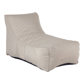 Puf Otenda, Bej - Antracit, 67x110x65 cm