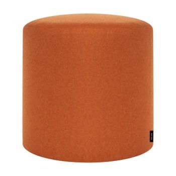 Puf teracotă cu tapițerie din lână Folk – noo.ma