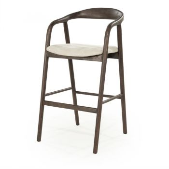 Scaun de bar SINDIA H75 CM - Maro