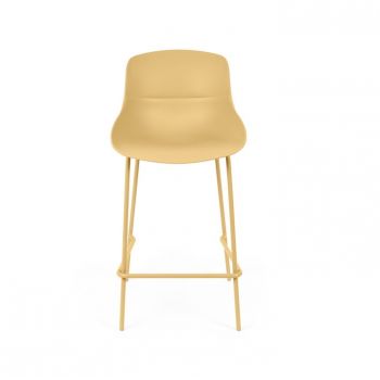 Scaun de bar VAIAN H66 CM - Mustard
