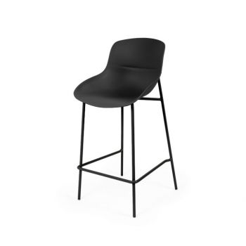Scaun de bar VAIAN UNI H66 CM - Negru