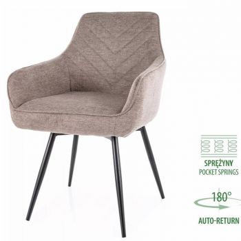 Scaun SERVIA - Beige