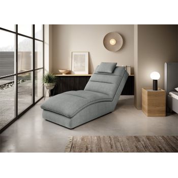 Sezlong living ELTAP, TAC-04VER, Taco, 170x85x95 cm, lemn/poliester, gri