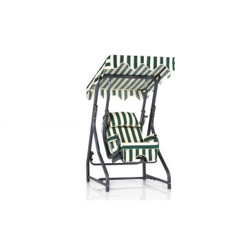 Balansoar de gradina cu un singur loc Extensibila Sirin, Verde, 50x110x50 cm - Verde