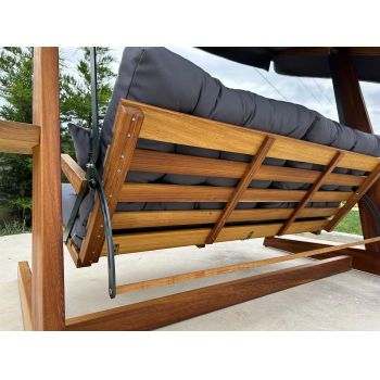 Balansoar de grădină Sia 2400, Diverse culori, 175x60x195 cm - Antracit