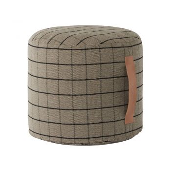 Fotoliu bean bag bej Grid – OYOY Living Design