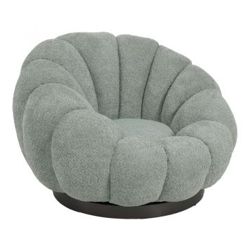 Fotoliu cu brate pivotant Nester a, verde deschis, 98x97x69 cm - Verde