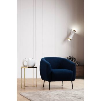 Fotoliu Eses Wing Chair, 70 x 82 x 82 cm - Albastru