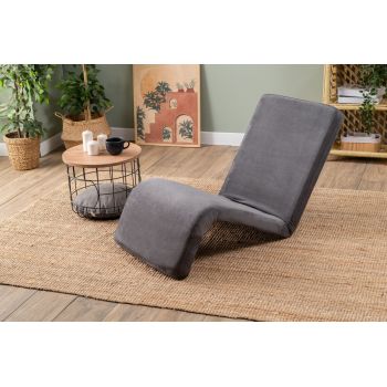 Fotoliu extensibil, Atelier del Sofa, 859FTN2357, Metal, Gri