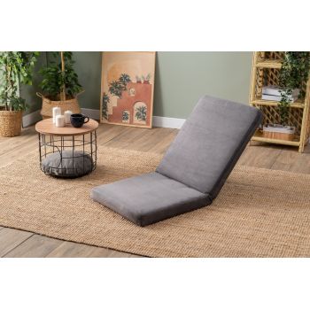 Fotoliu extensibil, Atelier del Sofa, 859FTN2367, Metal, Gri