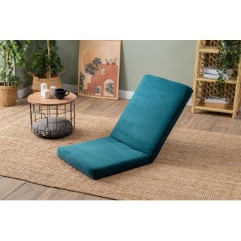 Fotoliu extensibil, Atelier del Sofa, 859FTN2369, Metal, Verde petrol