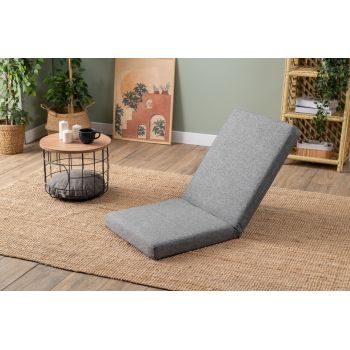 Fotoliu extensibil, Atelier del Sofa, 859FTN2370, Metal, Gri deschis