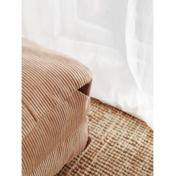 Fotoliu extensibil Fold Kadife, Camel - Bej