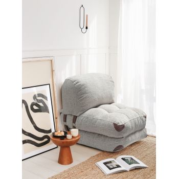 Fotoliu extensibil Fold Teddy, Diverse culori - Gri
