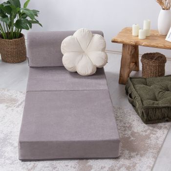 Fotoliu extensibil Magic, Diverse culori, 65x78x57 cm - Gri deschis
