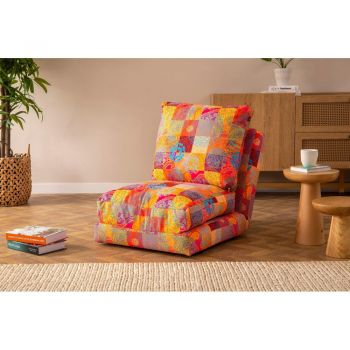 Fotoliu extensibil Matilda, Multicolor, 60x68x26 cm - Multicolor