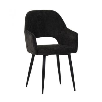 Fotoliu Factols tesatura Gri, inchis, 53x61x84 cm - Gri