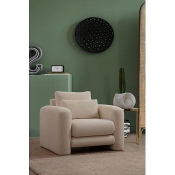 Fotoliu Lily Wing Chair,  98 x 73 x 97 cm - Crem