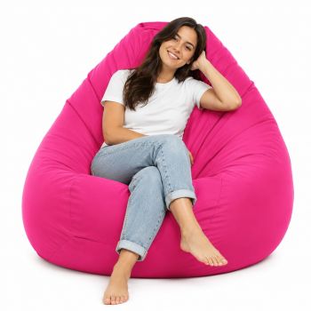 Fotoliu Nirvana Gigant, Material Impermeabil - Deep Pink
