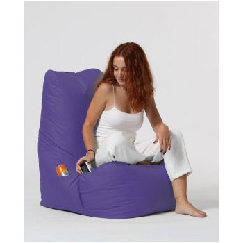Fotoliu Puf tip Para Gradina, Garden Bean Bag Lounge, 60x90x35 cm - Violet
