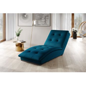 Sezlong living ELTAP, DOR-40NU, Doro, 170x85x95 cm, poliester, albastru inchis