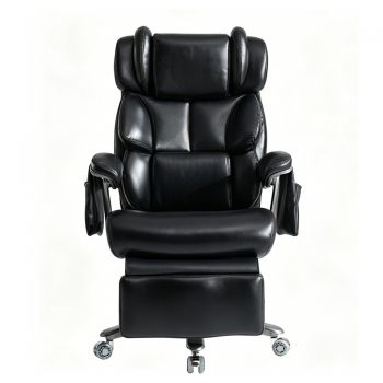 XXL Scaun de birou ergonomic, Negru | Aosom Romania
