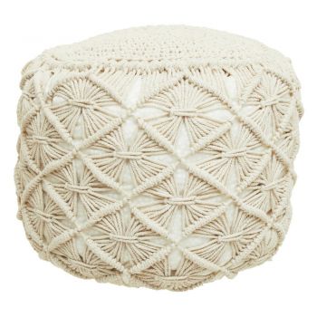 Puf în culoare naturală West Village – Premier Housewares