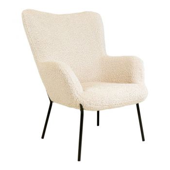 Fotoliu crem cu tapiÈu009Berie din blanÄartificialÄGlasgow âu0080Bonami Essentials