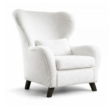 Fotoliu cu spÄu0083tar Ã®nalt alb Miuf - Miuform