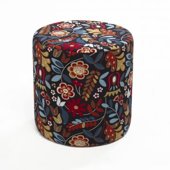 Taburet Dalbudak, Balcab Home, 40x40 cm, poliester, multicolor