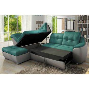 Coltar living extensibil Galaxy D pe stanga – L288 x l230 x h90 cm