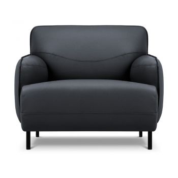 Fotoliu din piele Windsor & Co Sofas Neso, albastru
