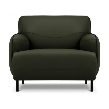 Fotoliu din piele Windsor & Co Sofas Neso, verde