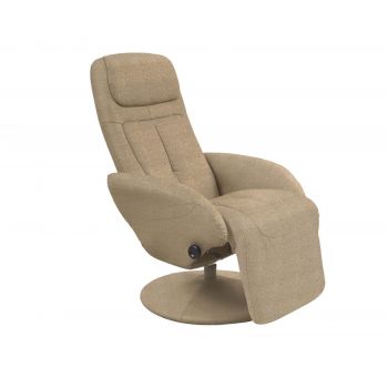 Fotoliu recliner stofa Optima 2 bej - H 84-101 cm