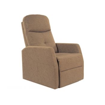 Fotoliu recliner tapitat Ares maro - H100