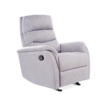 Fotoliu recliner tapitat Jowisz gri  - H102