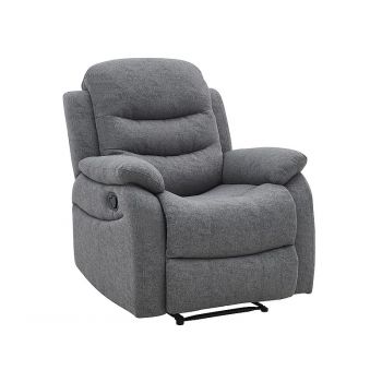 Fotoliu recliner tapitat Neron gri - H101