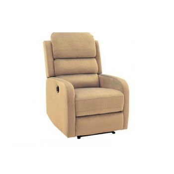 Fotoliu recliner tapitat Pegaz Velvet Galben - H102