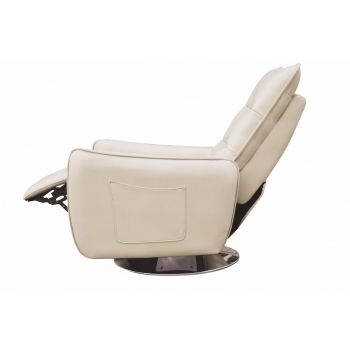 Fotoliu recliner tapitat Royal bej - H 78-104 cm