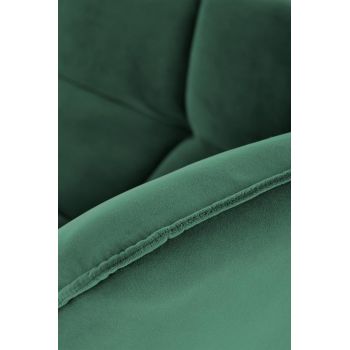 Fotoliu tapitat Belton velvet verde – H78 cm