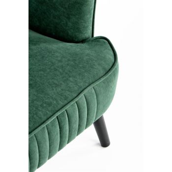 Fotoliu tapitat Delgado Velvet verde – H100 cm