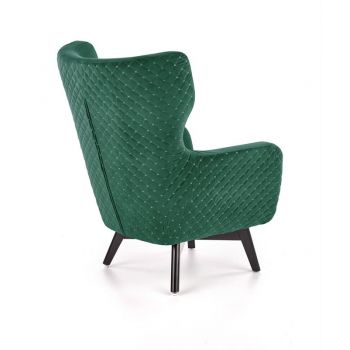 Fotoliu tapitat Marvel Velvet verde – H103 cm