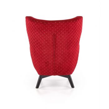 Fotoliu tapitat Marvel Velvet visiniu – H103 cm