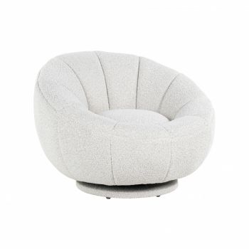 Fotoliu din Textil Alb H67xL94xA91cm Kendall
