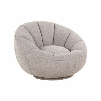 Fotoliu din Textil Gri H67xL94xA91cm Kendall