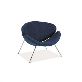 Fotoliu Major bleumarin - H 72 cm