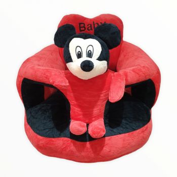 Fotoliu bebe cu spatar si suport de picioare - Mickey Mouse