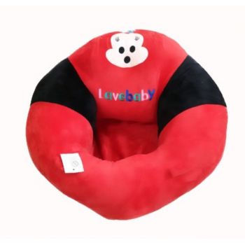 Fotoliu Bebe LovelyBaby Invat Sa Stau In Fundulet XXL 60 cm - Minnie rosu negru